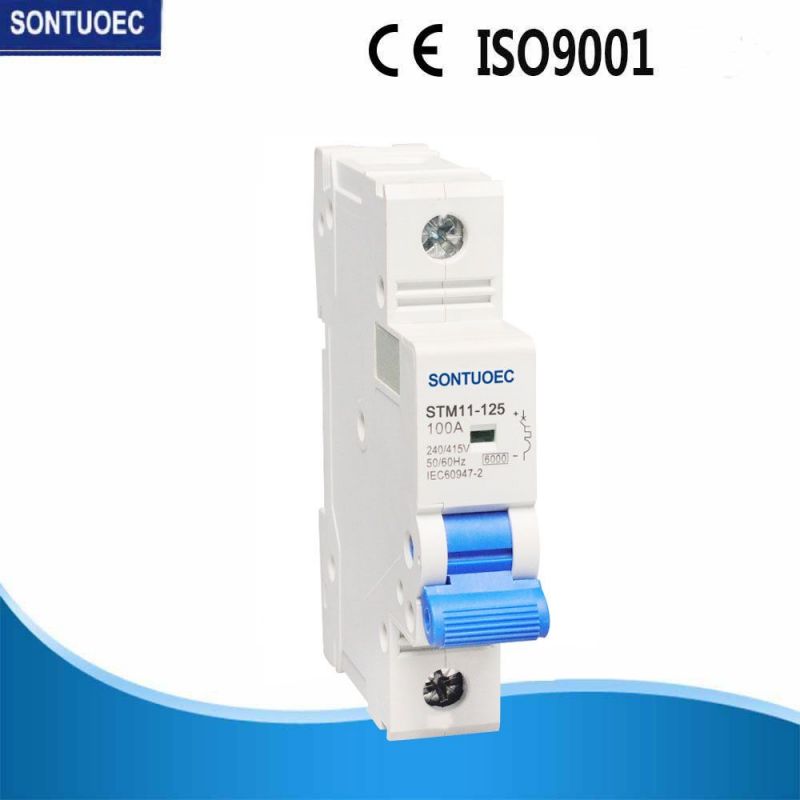 DIN-rail 6ka MCB Miniature Circuit Breaker with 1-4 poles